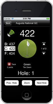 Golf GPS for iPhone, iPad and Android phones and tablets